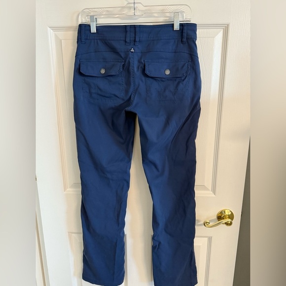 Prana Pants Womens Nylon Stretch Side Pocket Outdoors Hiking Walking Blue Size 4 - Picture 2 of 10